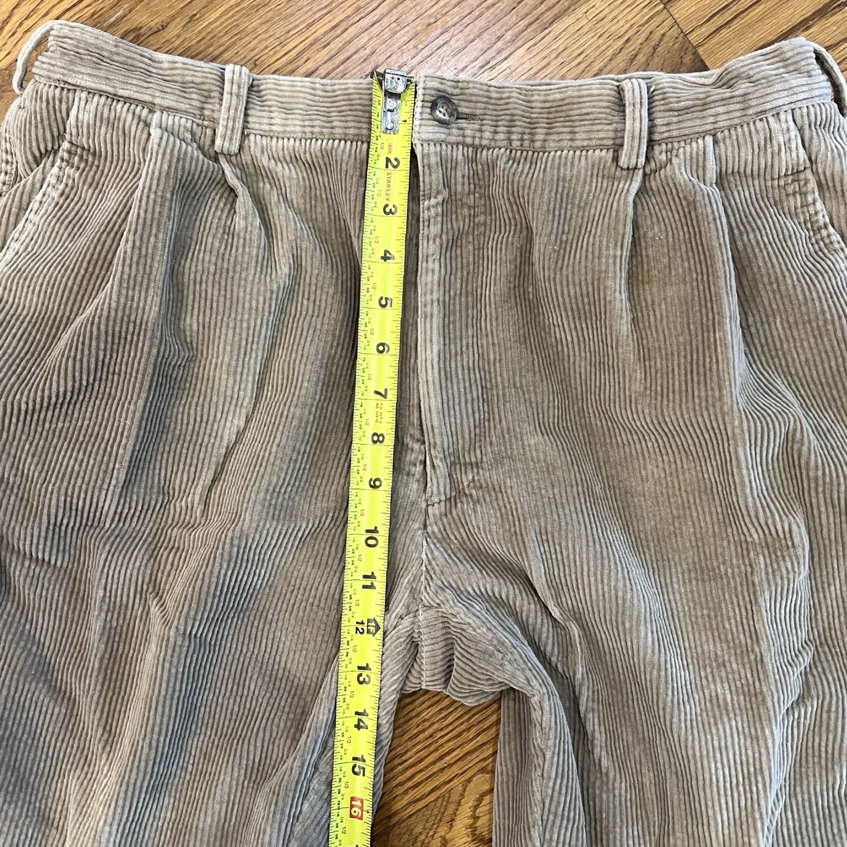 Pendleton VINTAGE Pendleton Tan Beige Corduroy Pants 38x32 Men Regular Straight 90s Retro Chin o Style Size US 38 / EU 54 - 6 Thumbnail