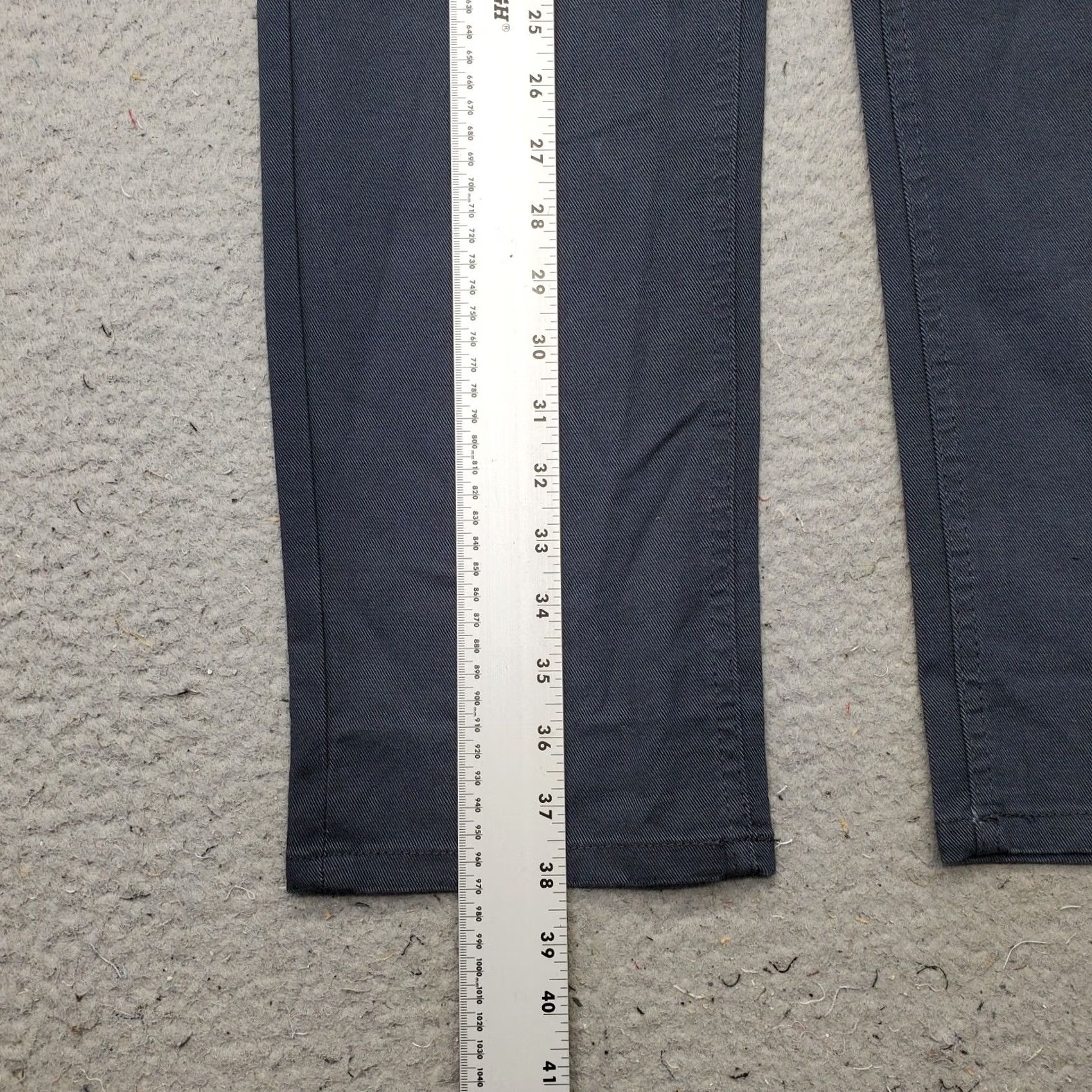 English Laundry English Laundry Pants Mens 32x30 Slim Straight Navy 5 Pocket Chino Stretch Casual Mens Size 32 Blue Size US 32 / EU 48 - 3 Thumbnail