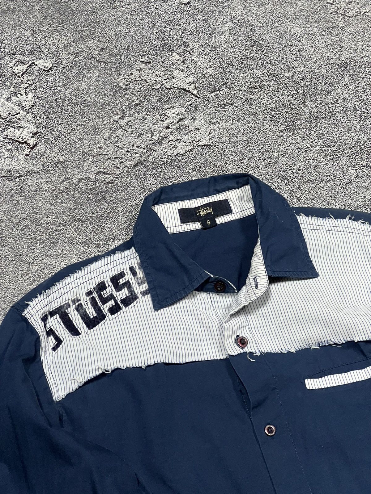 Stussy × Vintage Vintage rare shirt Stussy Size US S / EU 44-46 / 1 - 7 Thumbnail