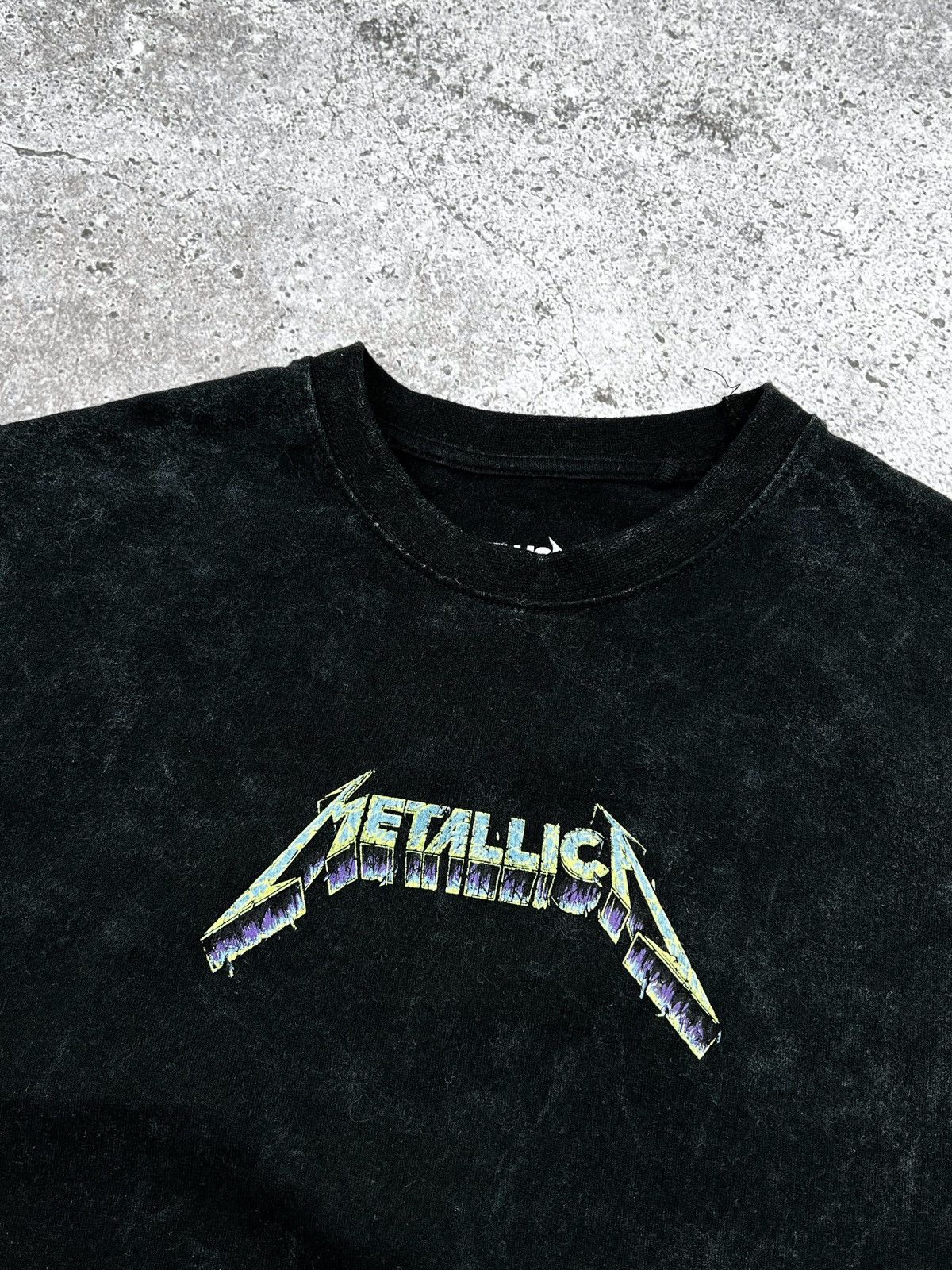 Band Tees × Metallica × Vintage Vintage Y2K Metallica Tour Graphic T-shirt Faded Size US S / EU 44-46 / 1 - 4 Thumbnail