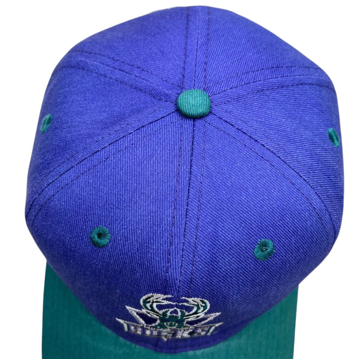 Twins Vintage 1990s NBA Milwaukee Bucks Twins Embroidered Snapback Size ONE SIZE - 9 Thumbnail