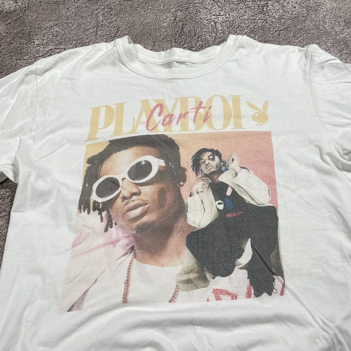 Vintage Vintage 2000s Playboi Carti Graphic Tee Streetwear Baggy L Size US L / EU 52-54 / 3 - 4 Thumbnail