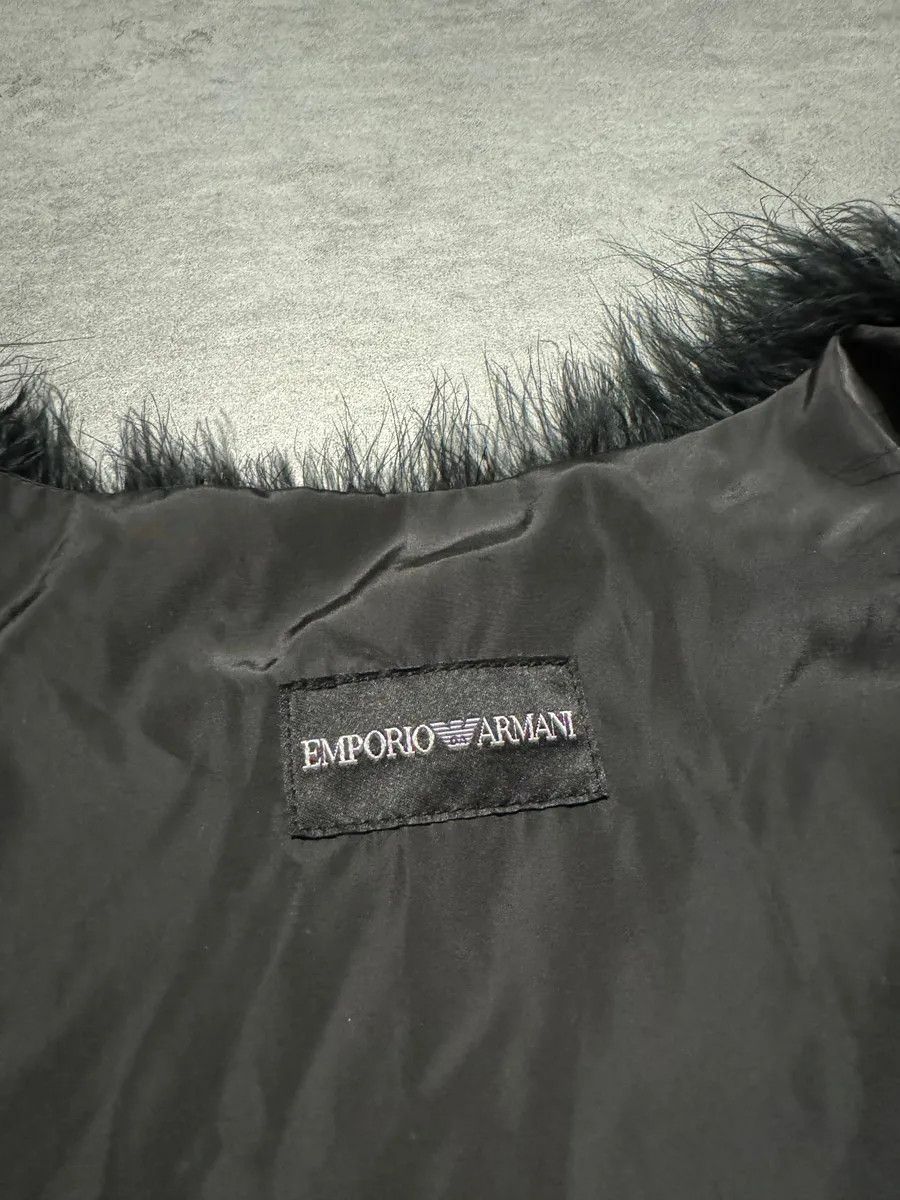 Emporio Armani SS2014 Emporio Armani Black Ostrich Feathers Fur Vest Size XS / US 0-2 / IT 36-38 - 9 Thumbnail