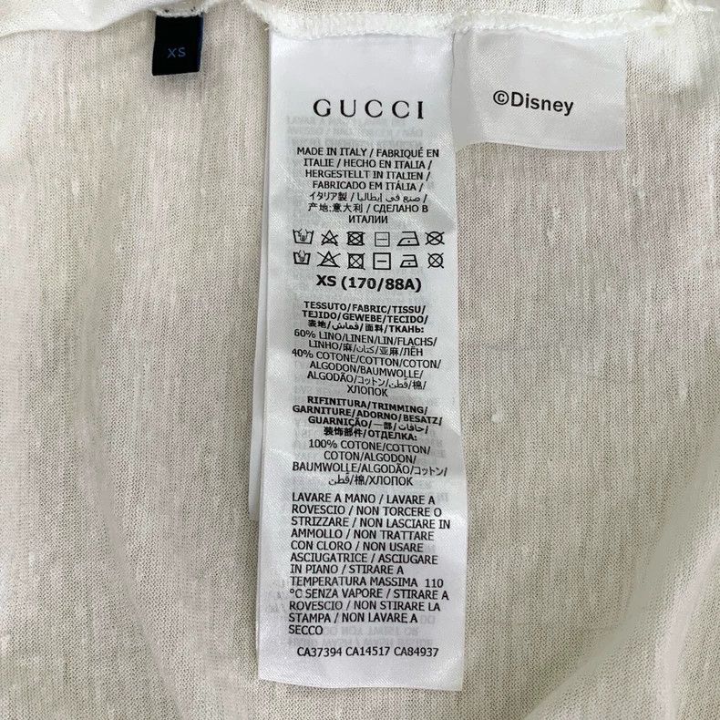 Gucci Gucci Co-branded logo Donald Duck printed round-neck white Size US XS / EU 42 / 0 - 9 Thumbnail