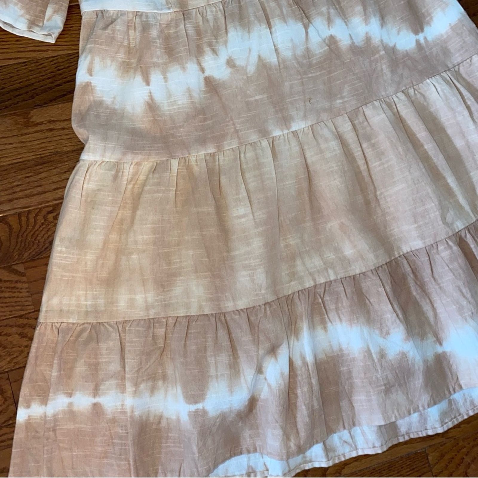Faherty FAHERTY BRAND $278 Vida Dress Maple Sugar Womens Small EUC Size S / US 4 / IT 40 - 6 Thumbnail