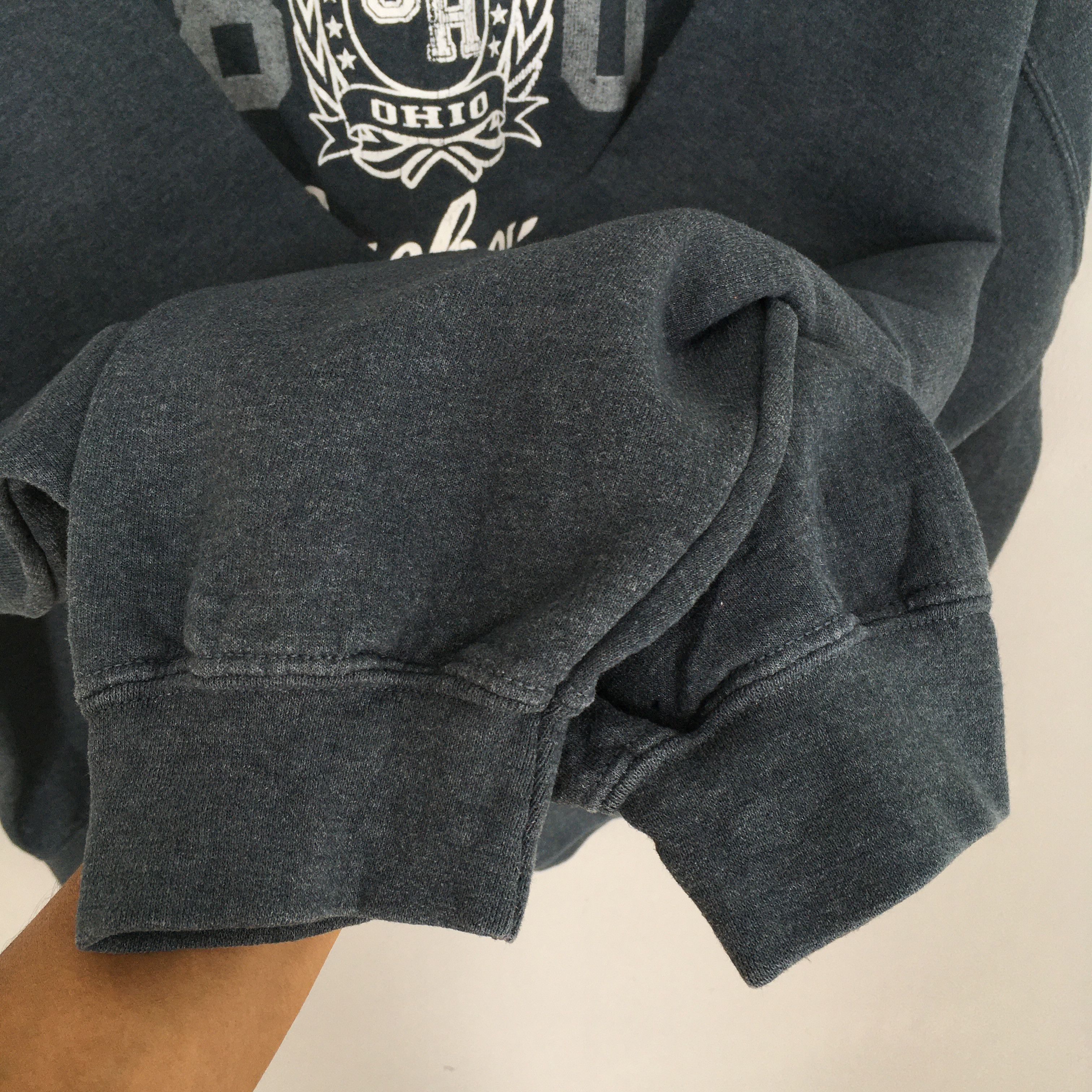Gildan × NCAA Vintage 90's Buckeyes Ohio State Gray Sweater XXLarge Size US XXL / EU 58 / 5 - 4 Thumbnail