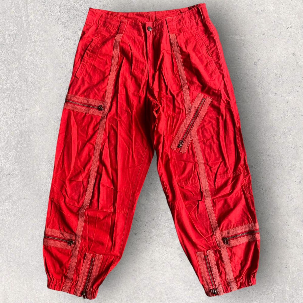 Issey Miyake Sample Vintage SS04 Parachute Pants Size US 34 / EU 50 - 1 Thumbnail