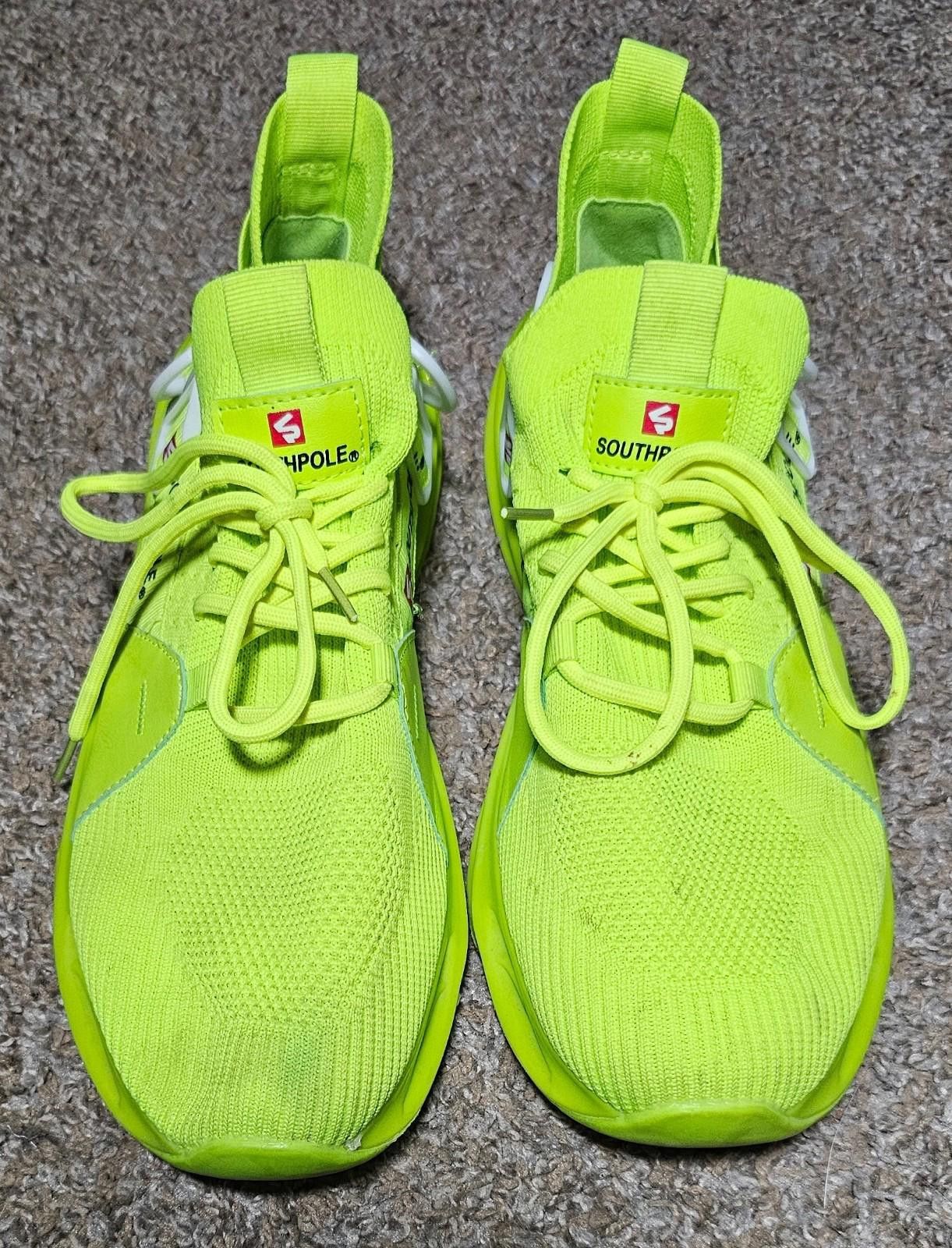 Southpole Southpole Athletic Shoes Men's Size 13 Rare NEON Green! Size US 13 / EU 46 - 3 Thumbnail