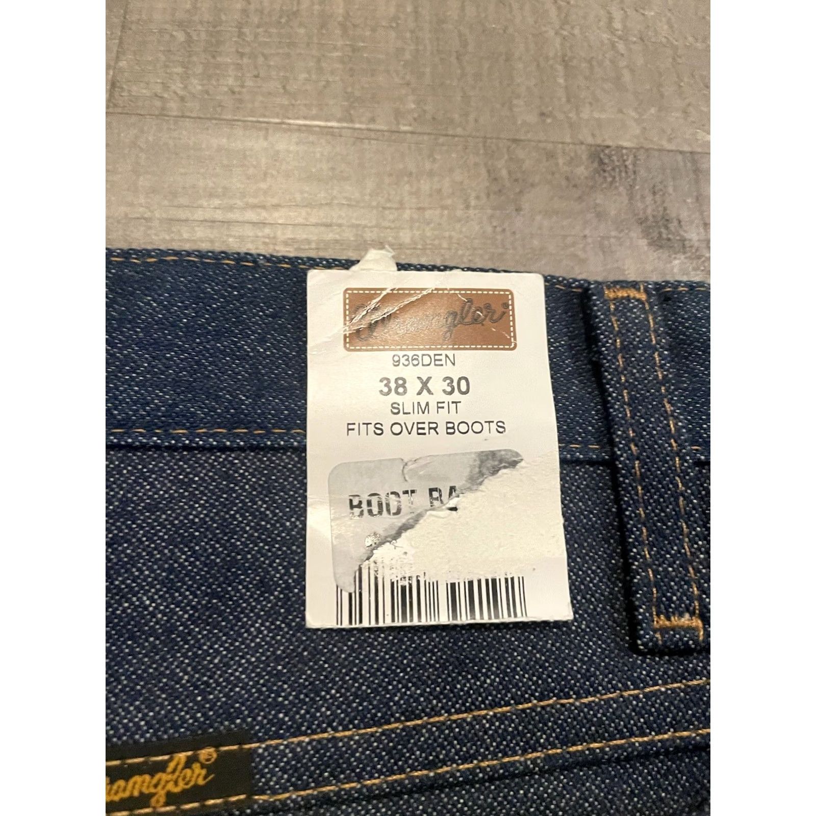 Wrangler VINTAGE Wrangler Denim Jeans 38x30 Slim Bootcut 5-Pocket Blue Size US 38 / EU 54 - 5 Thumbnail
