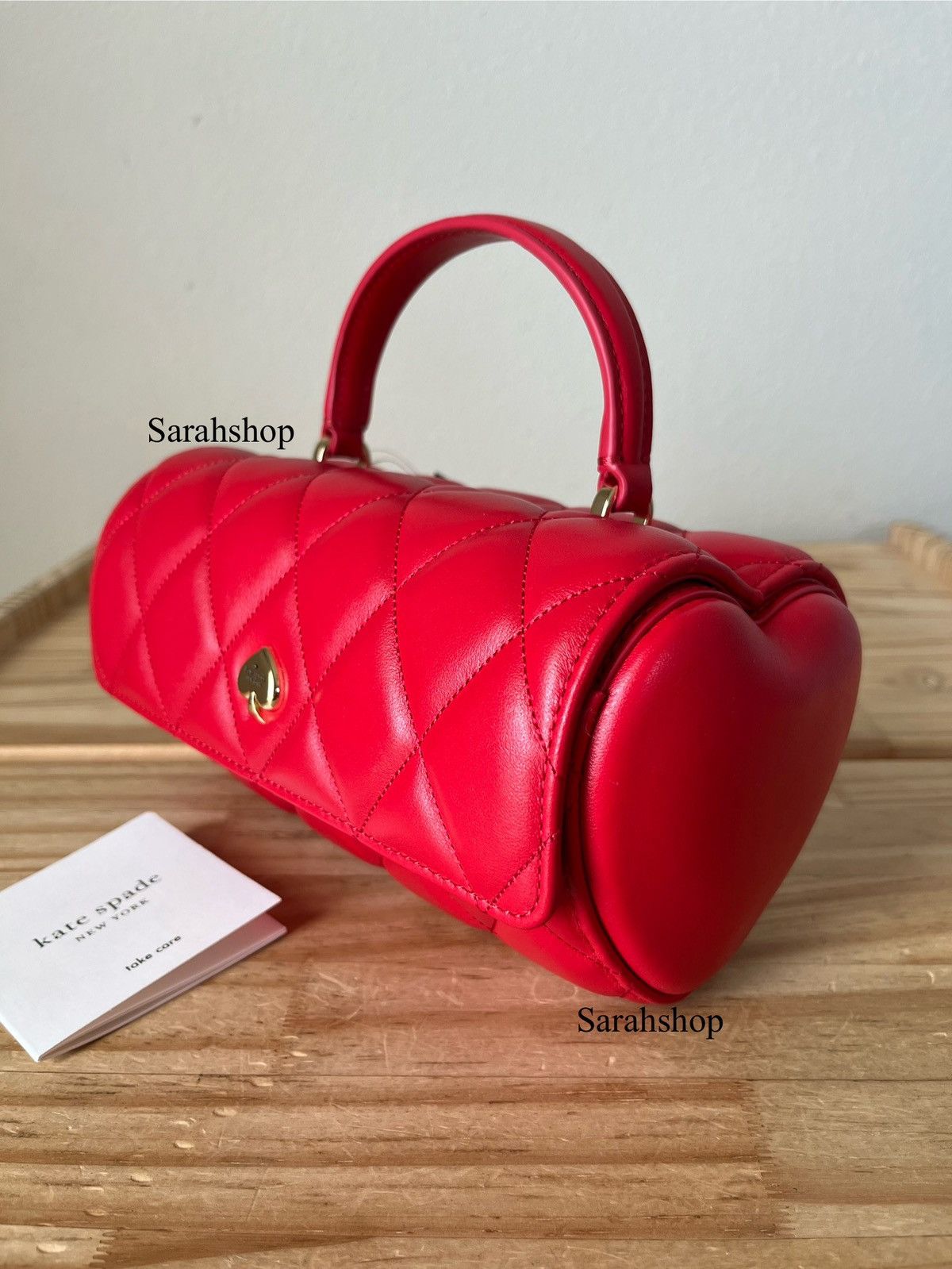 Kate Spade Kate Spade Heart Barrel Quilted Crossbody Size ONE SIZE - 3 Thumbnail