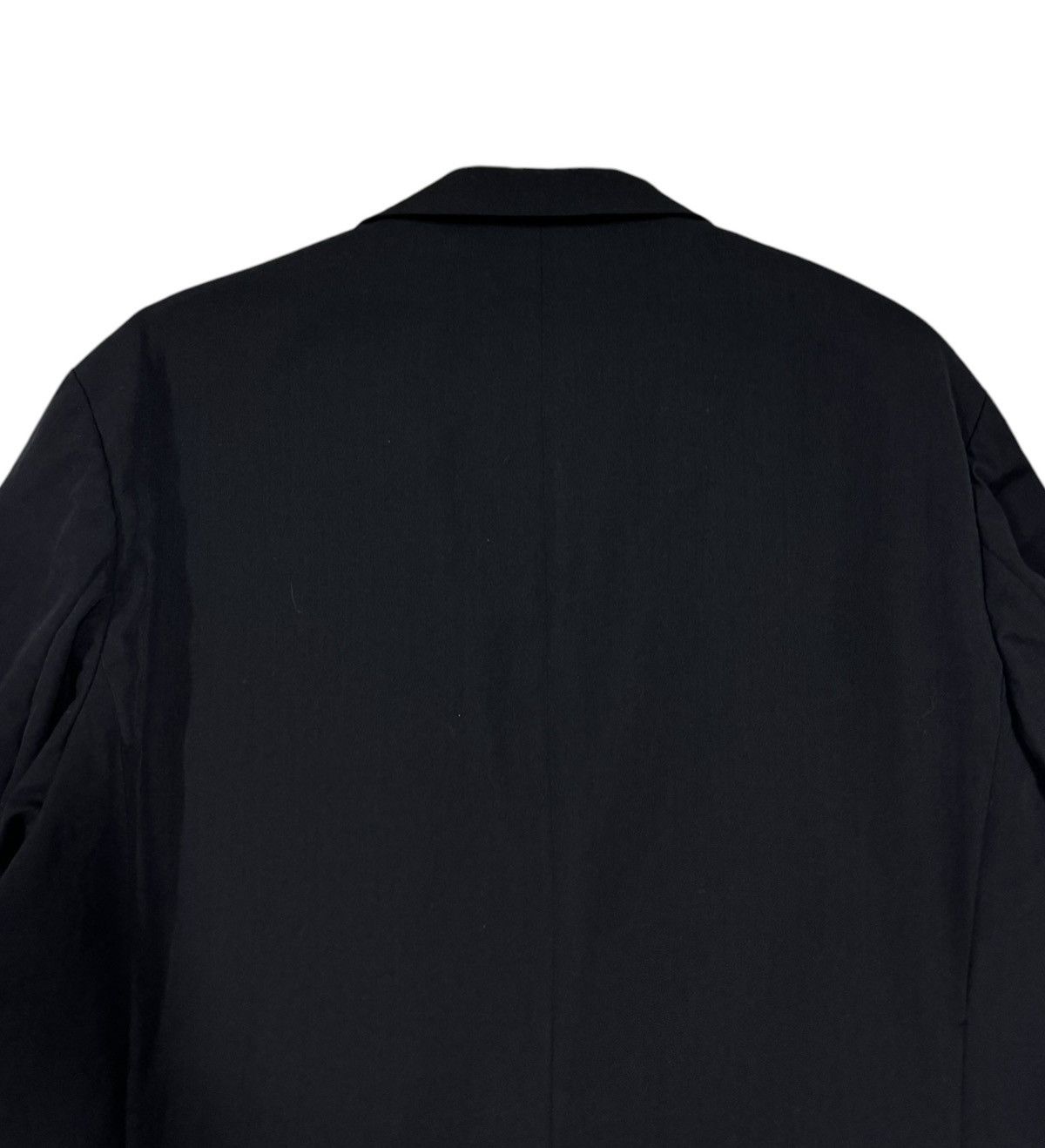Vintage Vtg🔥Yohji Yamamoto Gabardine Og Black Blazer Wool Jacket Size 40L - 12 Thumbnail