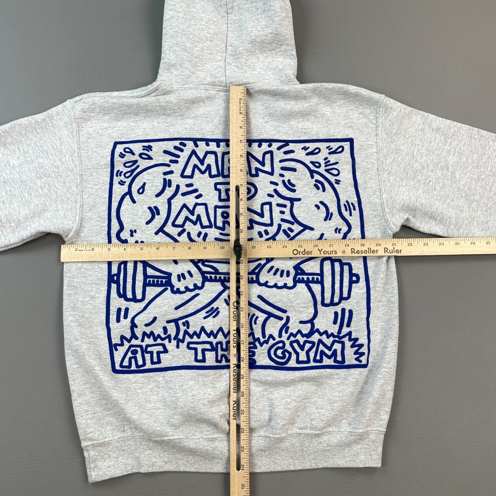 Ripple Junction Ripple Junction Keith Haring Hoodie Mens M Gray Pullover Graphic Print Sweatshirt Shirt Size US M / EU 48-50 / 2 - 3 Thumbnail