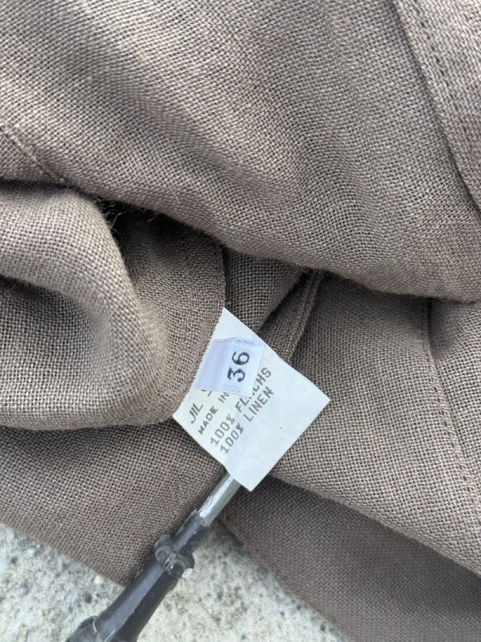 Jil Sander Jil Sander - Vintage Linen Shirt/Coat Size XS / US 0-2 / IT 36-38 - 9 Thumbnail
