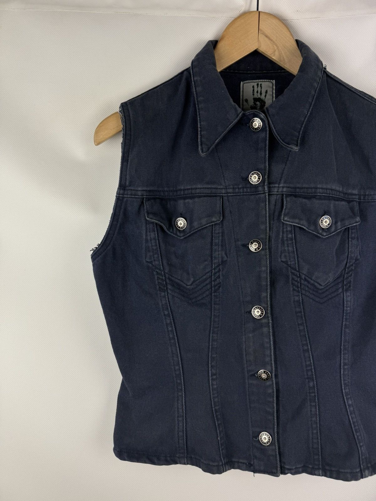 Jean Paul Gaultier JPG Jean Paul Gaultier 22 Drill Vintage 90s Vest Waistcoat Size M / US 6-8 / IT 42-44 - 2 Thumbnail