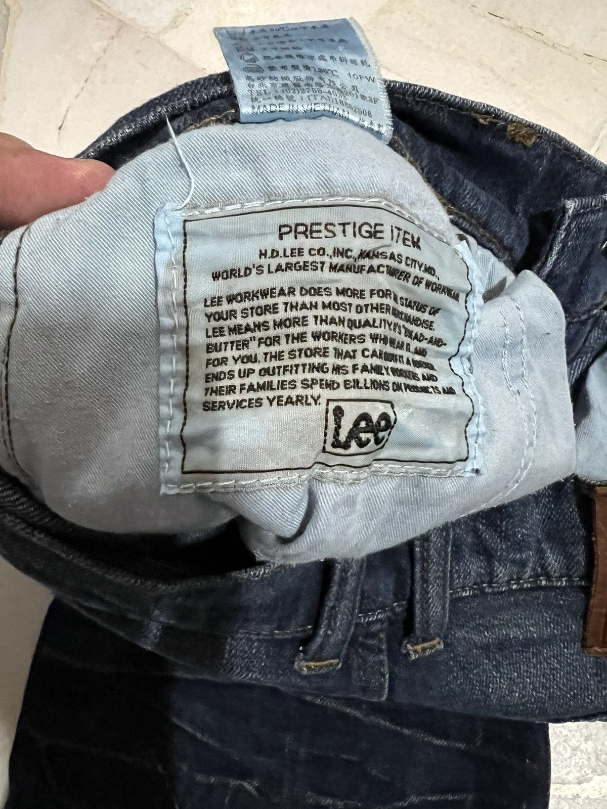 Japanese Brand 🌈Flare 90’s Lee Cowboy Washed jeans Size US 32 / EU 48 - 20 Thumbnail