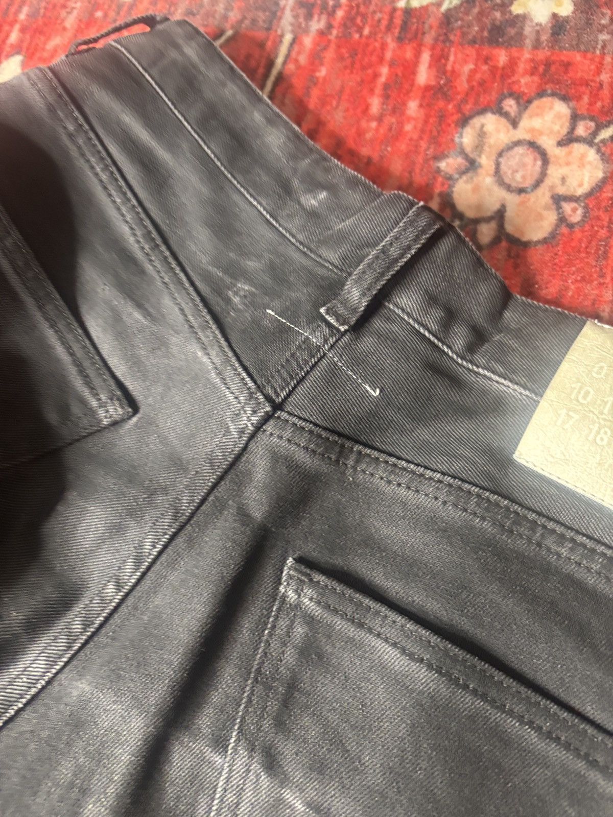 Maison Margiela MM6 Maison Margiela Black Washed Denim Jeans Wide Leg 2023 Size US 30 / EU 46 - 8 Thumbnail