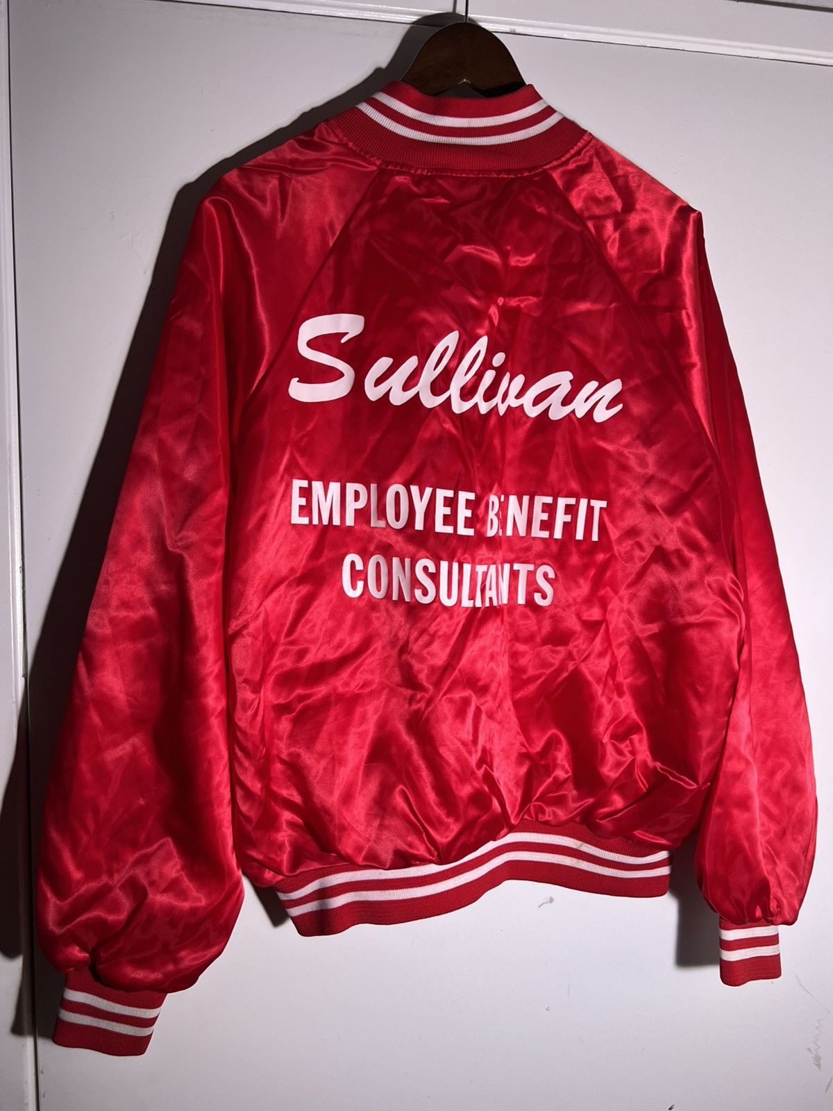Vintage 80's VTG Vintage Baseball Retro Indie Varsity Satin Jacket Size US XL / EU 56 / 4 - 2 Thumbnail