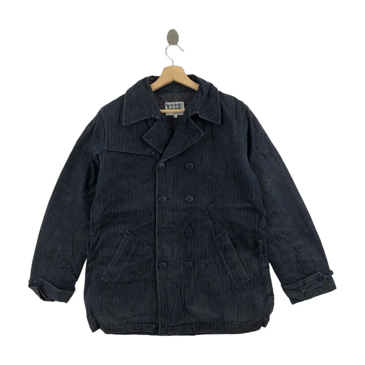 Takeo Kikuchi TAKEO KIKUCHI JAPAN Avant Garde Pea Coat Chore Jacket Size US L / EU 52-54 / 3 - 1 Thumbnail