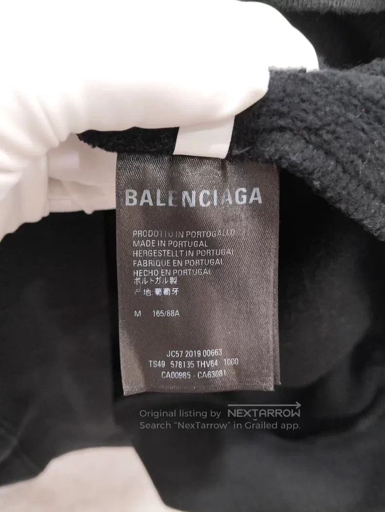 Balenciaga Balenciaga Black Sweatshirt Size US M / EU 48-50 / 2 - 5 Thumbnail