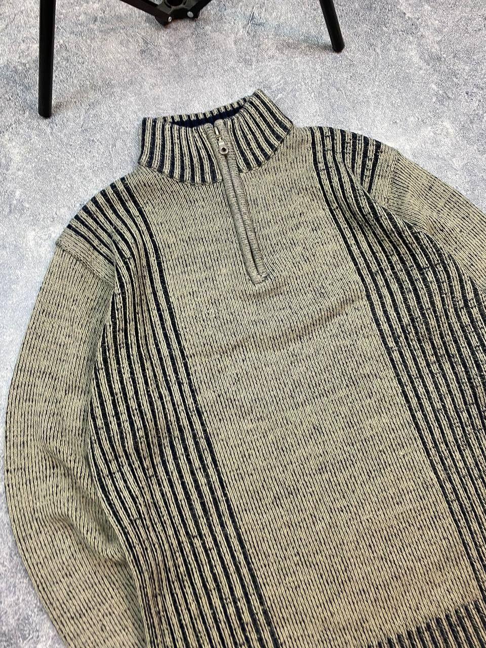 Japanese Brand Y2K Diesel style Knit Faded Ribbed Striped Vintage Sweater Size US M / EU 48-50 / 2 - 6 Thumbnail