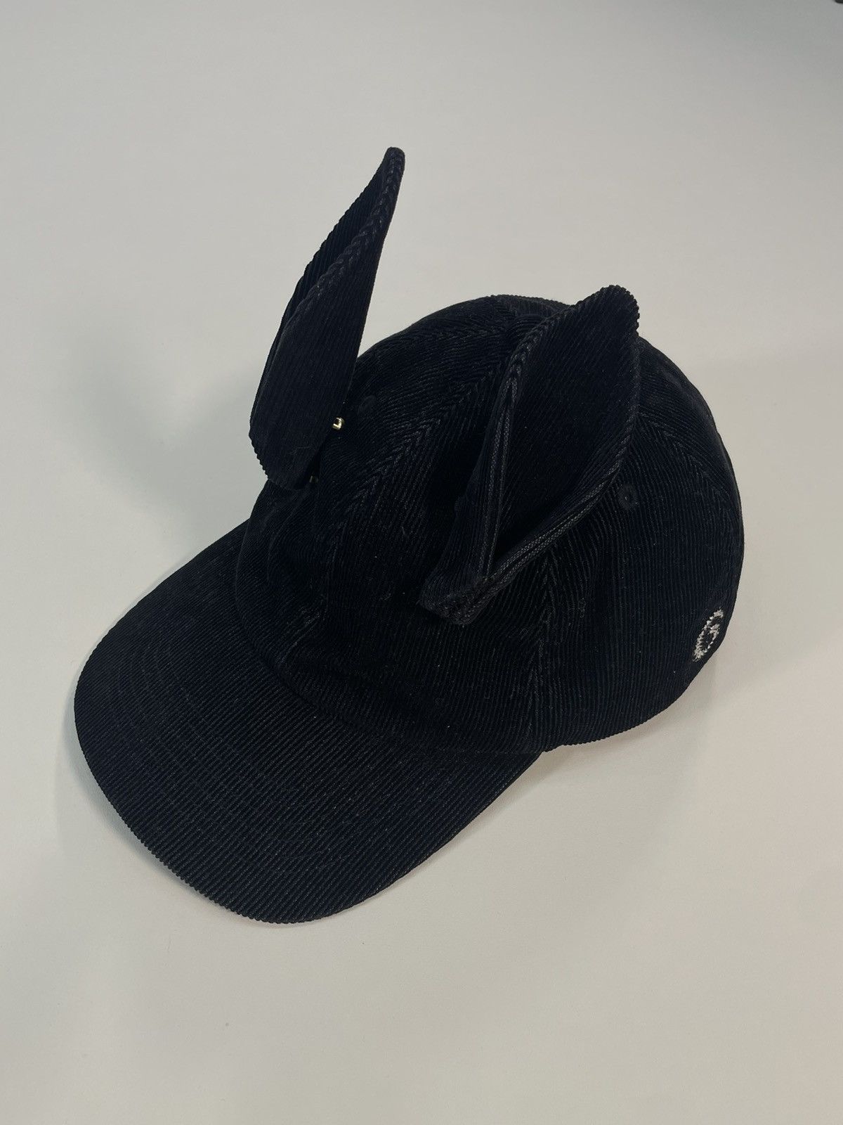 Pre-owned Undercover Aw20 Bunny Ear Hat In Black