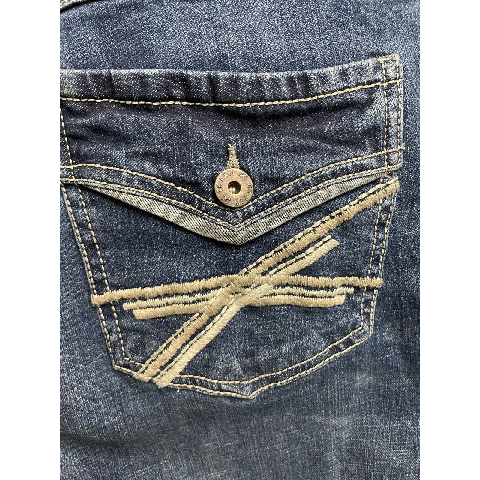 Other TK Axel Slim Boot Jeans 34x30 Mens Denim Bootcut Classic Size US 34 / EU 50 - 3 Thumbnail