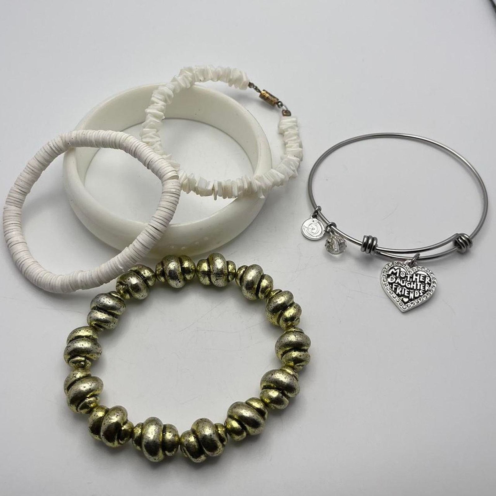 Other Vintage Silver & Gold Heart Bracelet Bundle Size ONE SIZE - 3 Thumbnail