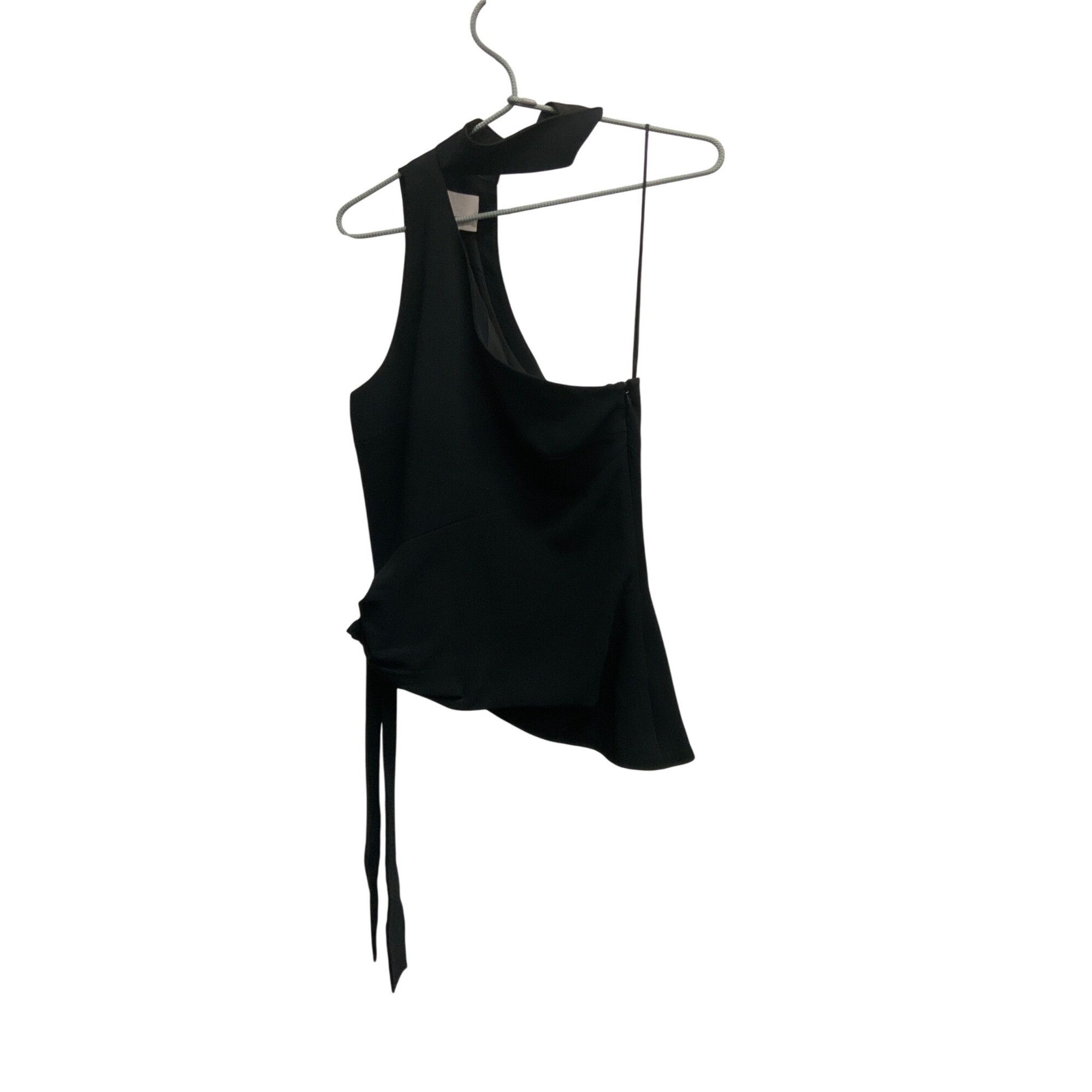 Cinq a Sept Cinq À Sept Leah Black Asymmetric Top Size S / US 4 / IT 40 - 6 Thumbnail