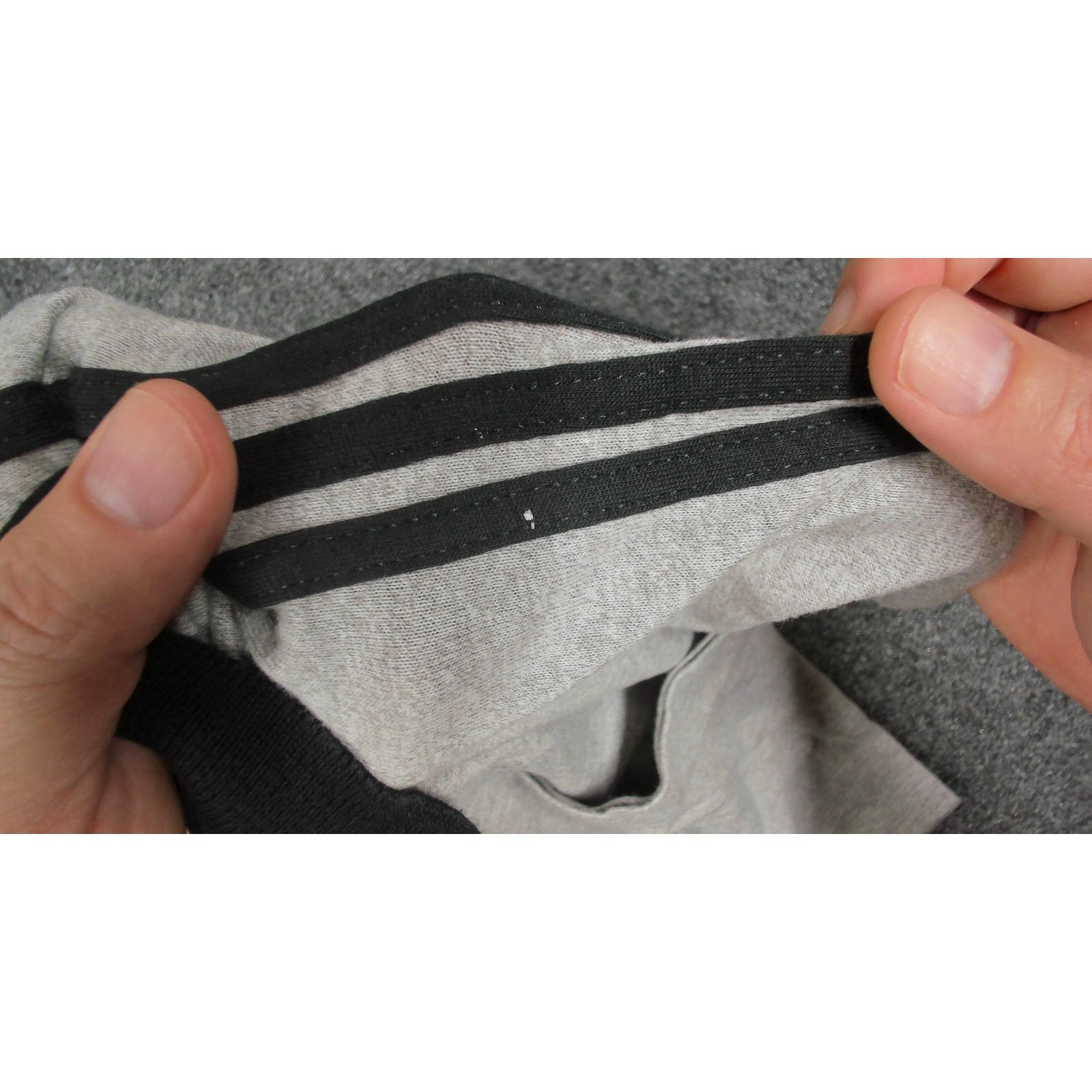 Fruit Of The Loom 80s FOTL Indie Sleaze Striped Raglan Polo Shirt Size US S / EU 44-46 / 1 - 6 Thumbnail