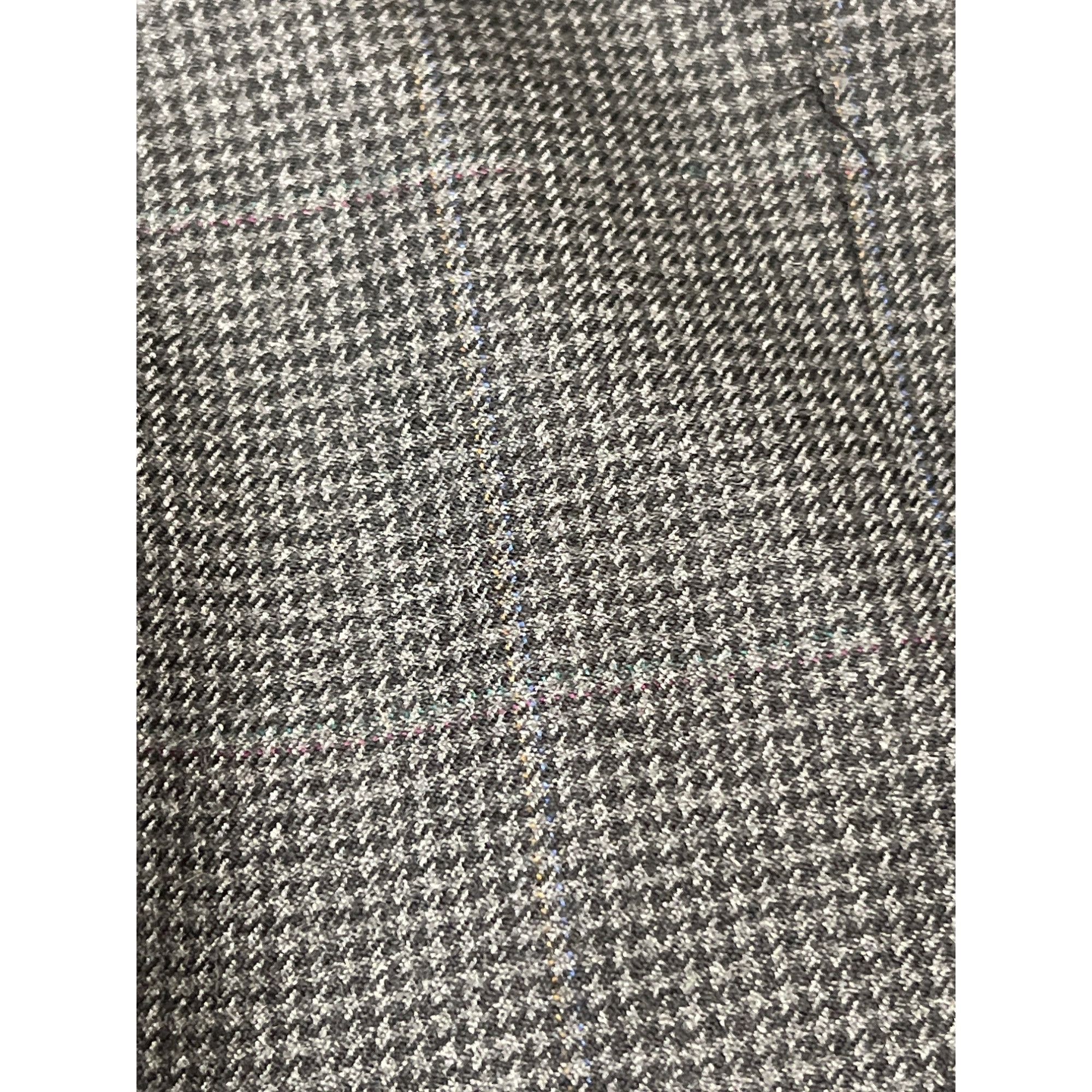 Oscar De La Renta Oscar De La Renta Mens Grey 42L Blazer 100% Lambswool 2 Butt Size 42L - 2 Thumbnail