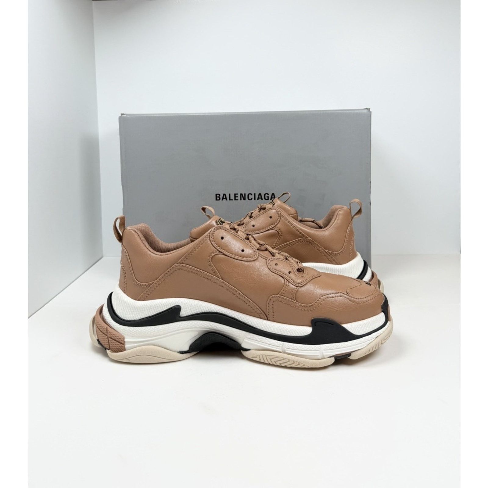 Balenciaga Size 46EU/13US- Balenciaga Triple S Beige NEW Size US 13 / EU 46 - 5 Thumbnail