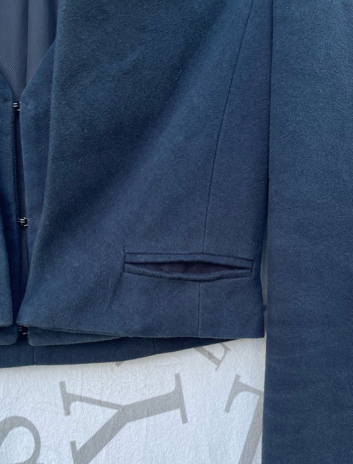 Haider Ackermann 🔥A/W 2013 HAIDER ACKERMANN MOLESKIN CROPPED JACKET Size S / US 4 / IT 40 - 12 Thumbnail