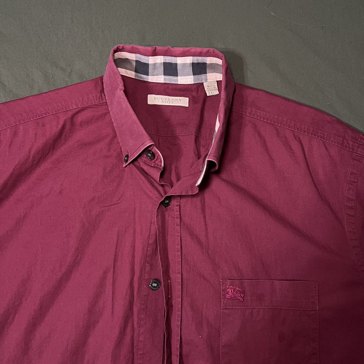 Burberry Burberry button up and plaid collar shirt Size US XL / EU 56 / 4 - 1 Thumbnail