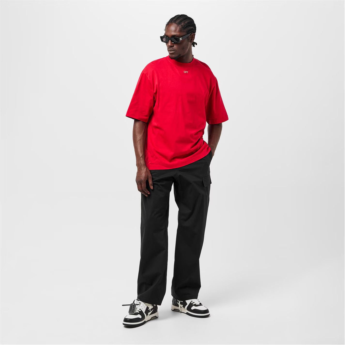 Off-White o1g2r1mq0226 Industrial Multi Pocket Cargo Trousers In Black Size US 32 / EU 48 - 5 Thumbnail