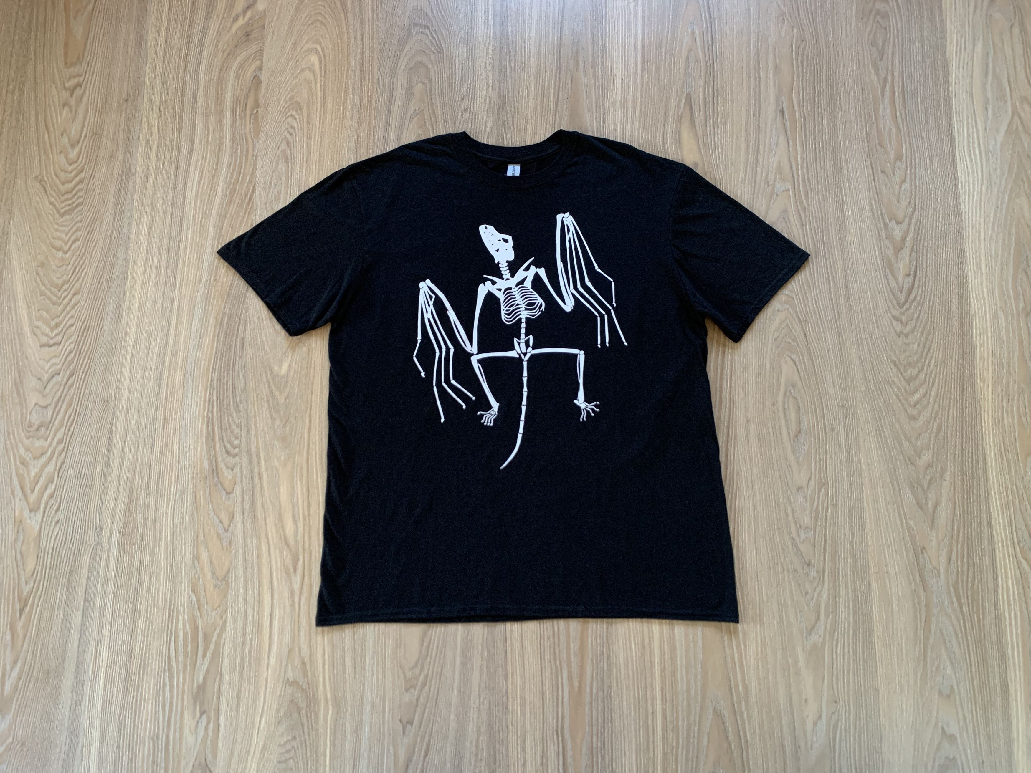 Gildan × Other Vintage Ghotic Archaeopteryx Black T Shirt Size US XL / EU 56 / 4 - 1 Thumbnail