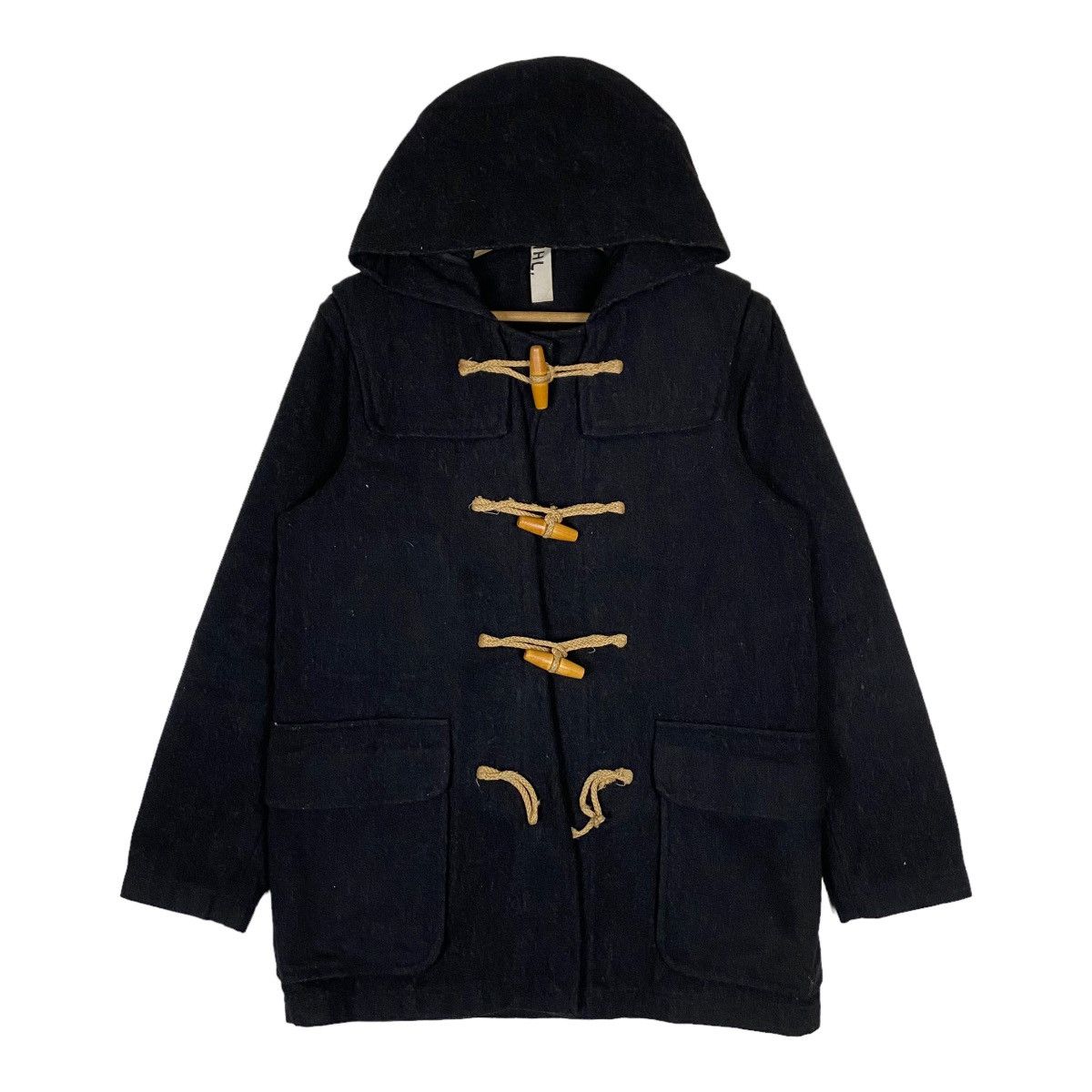 Margaret Howell Vintage Margaret Howell Toggle Button Wool Hoodie Jacket Size US M / EU 48-50 / 2 - 1 Thumbnail