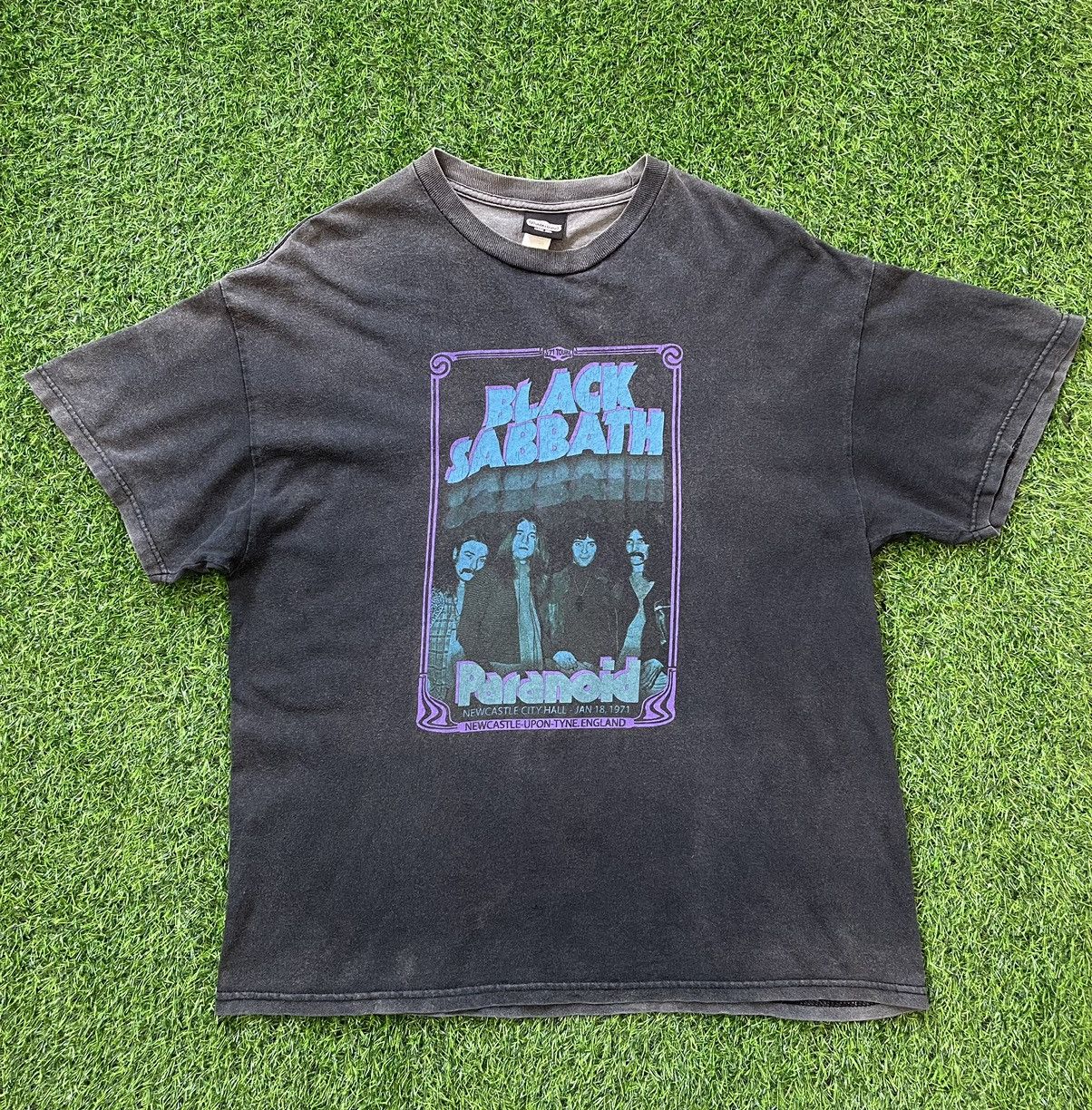 Distressed Black Sabbath Rock Band Shirt