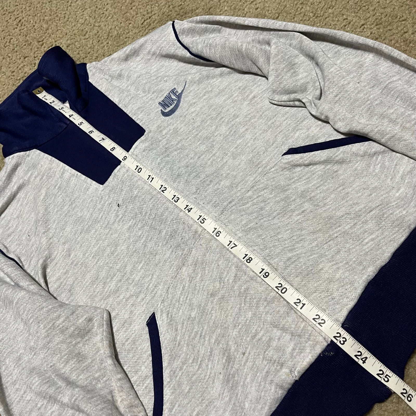Nike Vintage 80s Nike Track Full Zip Grey Jacket Taiwan Made Med. Size US M / EU 48-50 / 2 - 4 Thumbnail