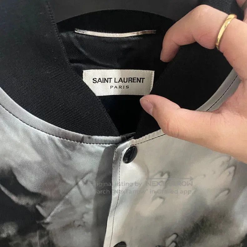 Saint Laurent Paris Saint Laurent Paris 18ss splashed silk jacket. Size US M / EU 48-50 / 2 - 3 Thumbnail