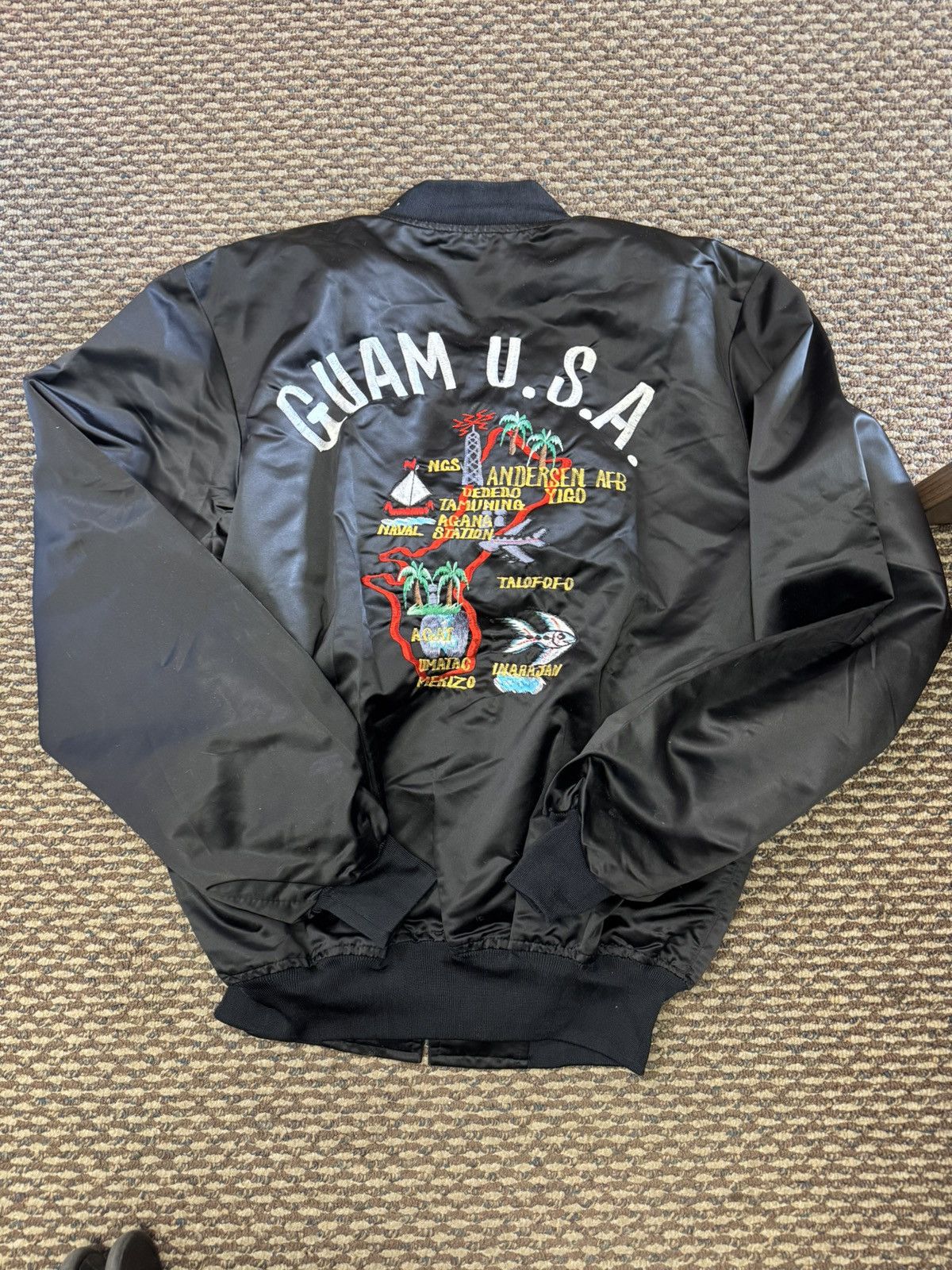 Vintage Guam Sukajan Souvenir Jacket Size US S / EU 44-46 / 1 - 2 Thumbnail