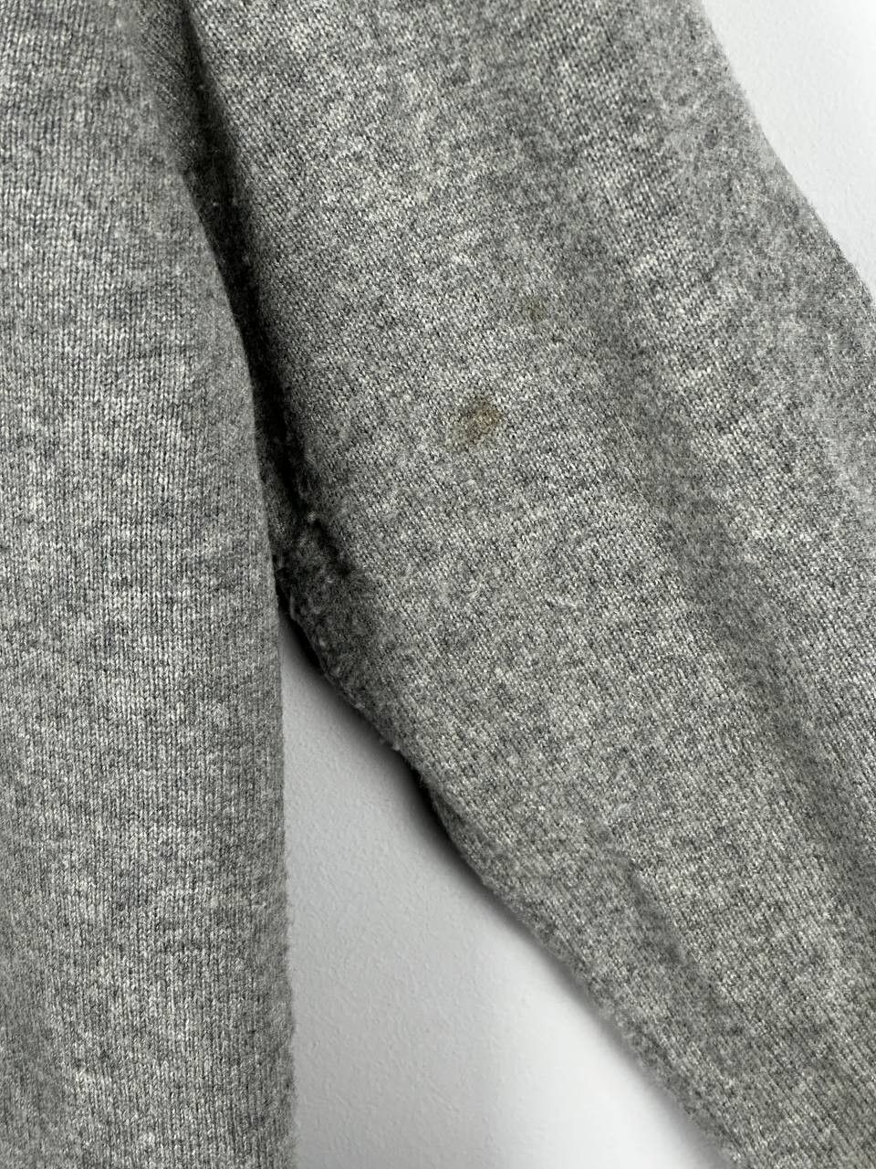 Polo Ralph Lauren Grey Polo Ralph Lauren Quarter Zip Wool Sweater Size US L / EU 52-54 / 3 - 9 Thumbnail