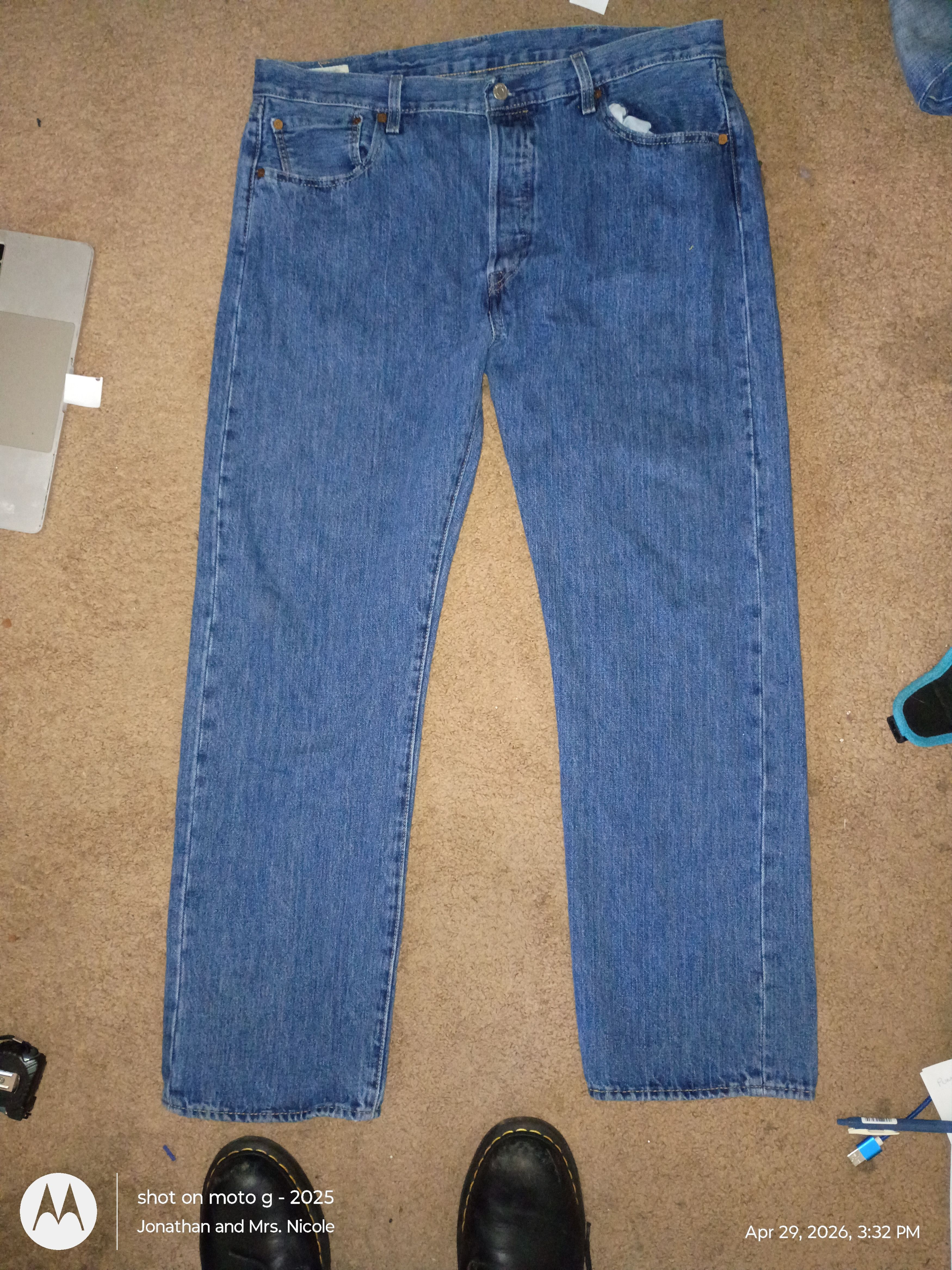 Levi's Vintage Clothing Levi's premium 501 jeans size 38x32 like new selvage denim Size US 38 / EU 54 - 2 Thumbnail