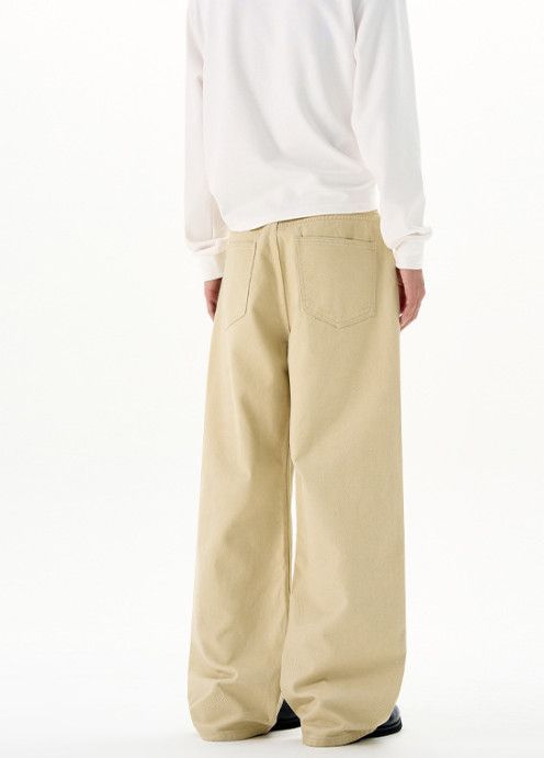 Japanese Brand Maillard Retro Men's Casual Loose Baggy Jeans Size US 32 / EU 48 - 4 Thumbnail