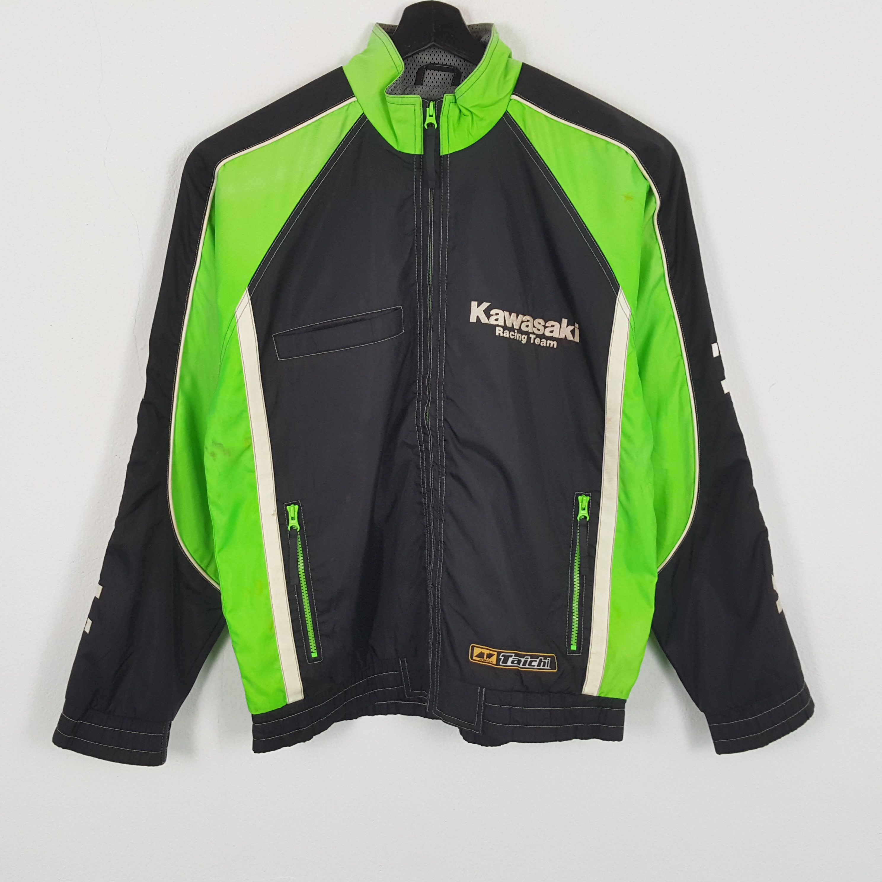Japanese Brand × Vintage KAWASAKI RACING TEAM Taichi Jacket Motorcycle Style Size US L / EU 52-54 / 3 - 3 Thumbnail