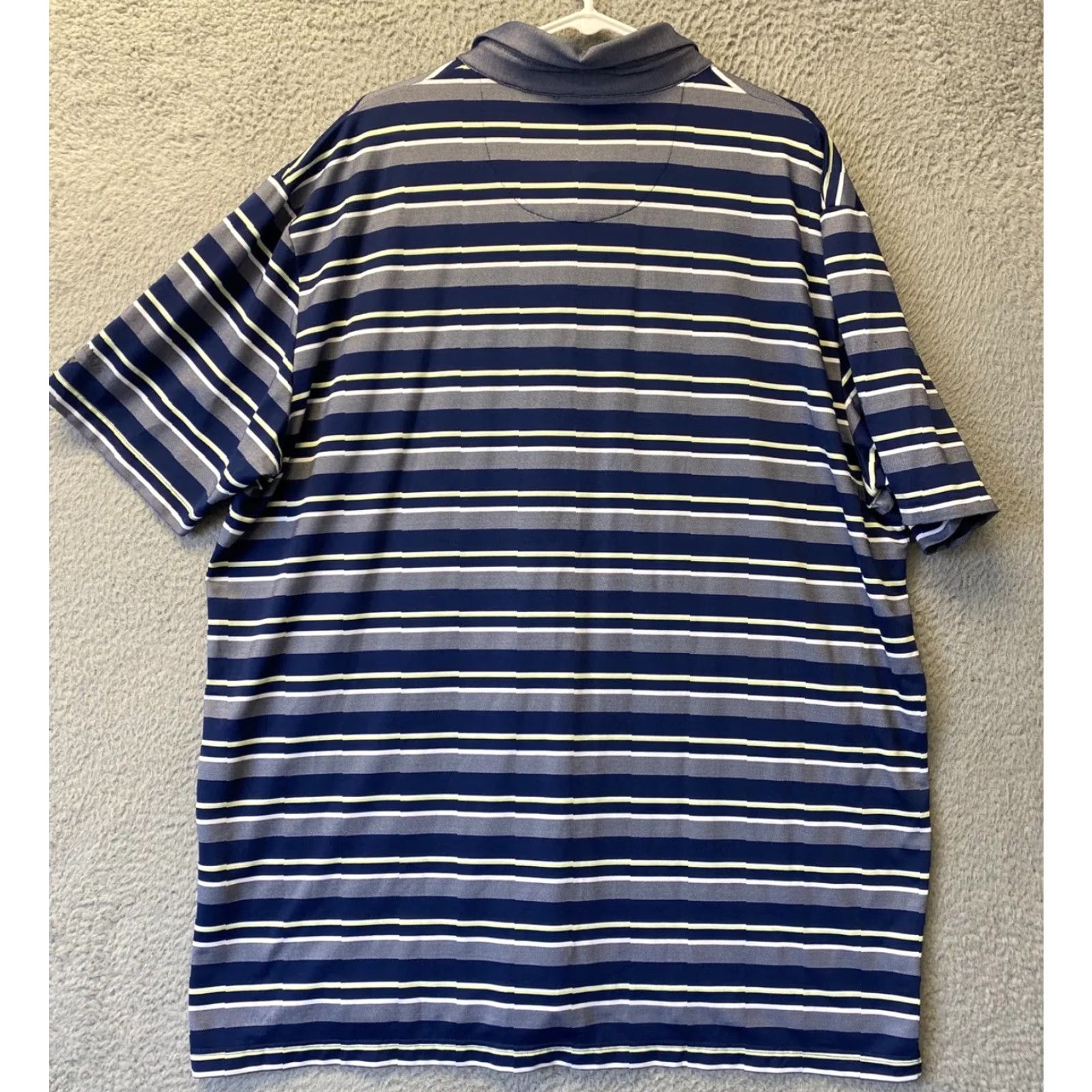 Callaway VINTAGE Callaway Golf Polo Shirt 2XL Gray Blue Stripes Outdoor Mens Activewear Size US XXL / EU 58 / 5 - 8 Thumbnail