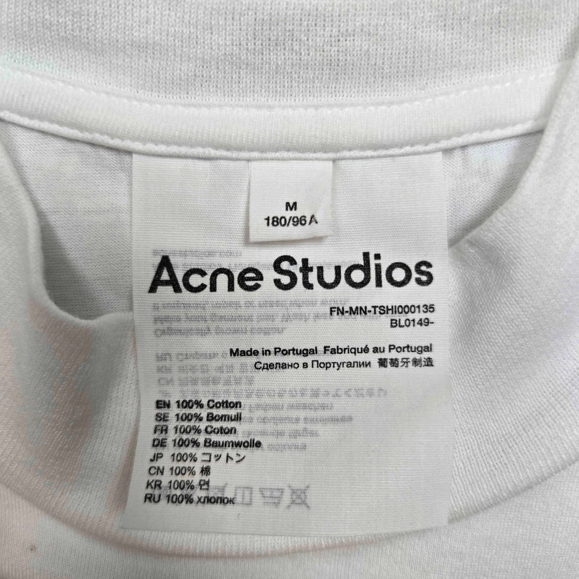 Acne Studios acne studios white basic t-shirt size m Size US M / EU 48-50 / 2 - 3 Thumbnail
