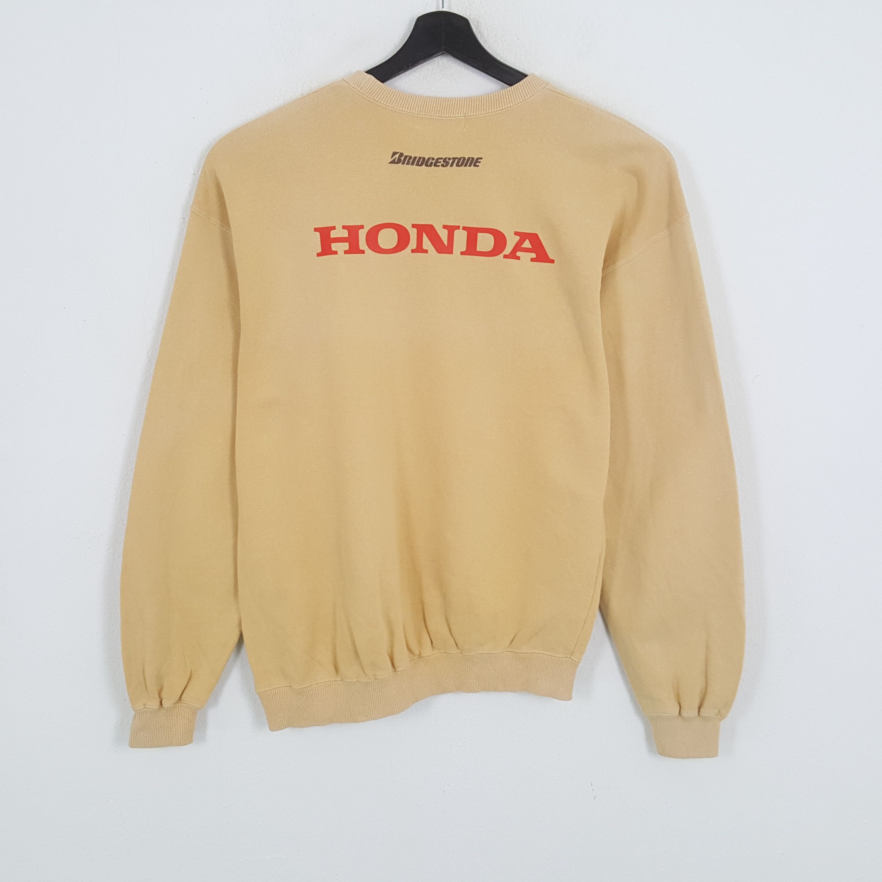 Vintage BRIDGESTONE MOTORSPORTS X Honda Custom Art Sweatshirt Size US M / EU 48-50 / 2 - 3 Thumbnail