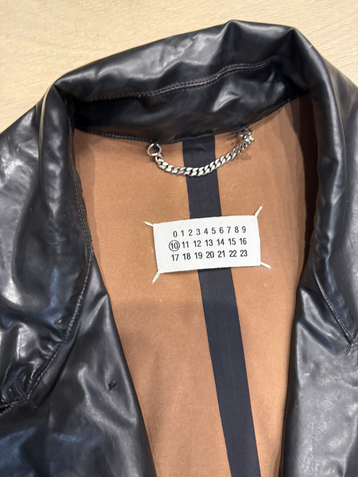 Maison Margiela Reversible Margiela waxed trench coat Size US M / EU 48-50 / 2 - 2 Thumbnail