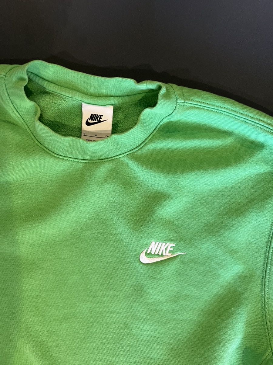 Nike Nike lime green crewneck Size US S / EU 44-46 / 1 - 2 Thumbnail