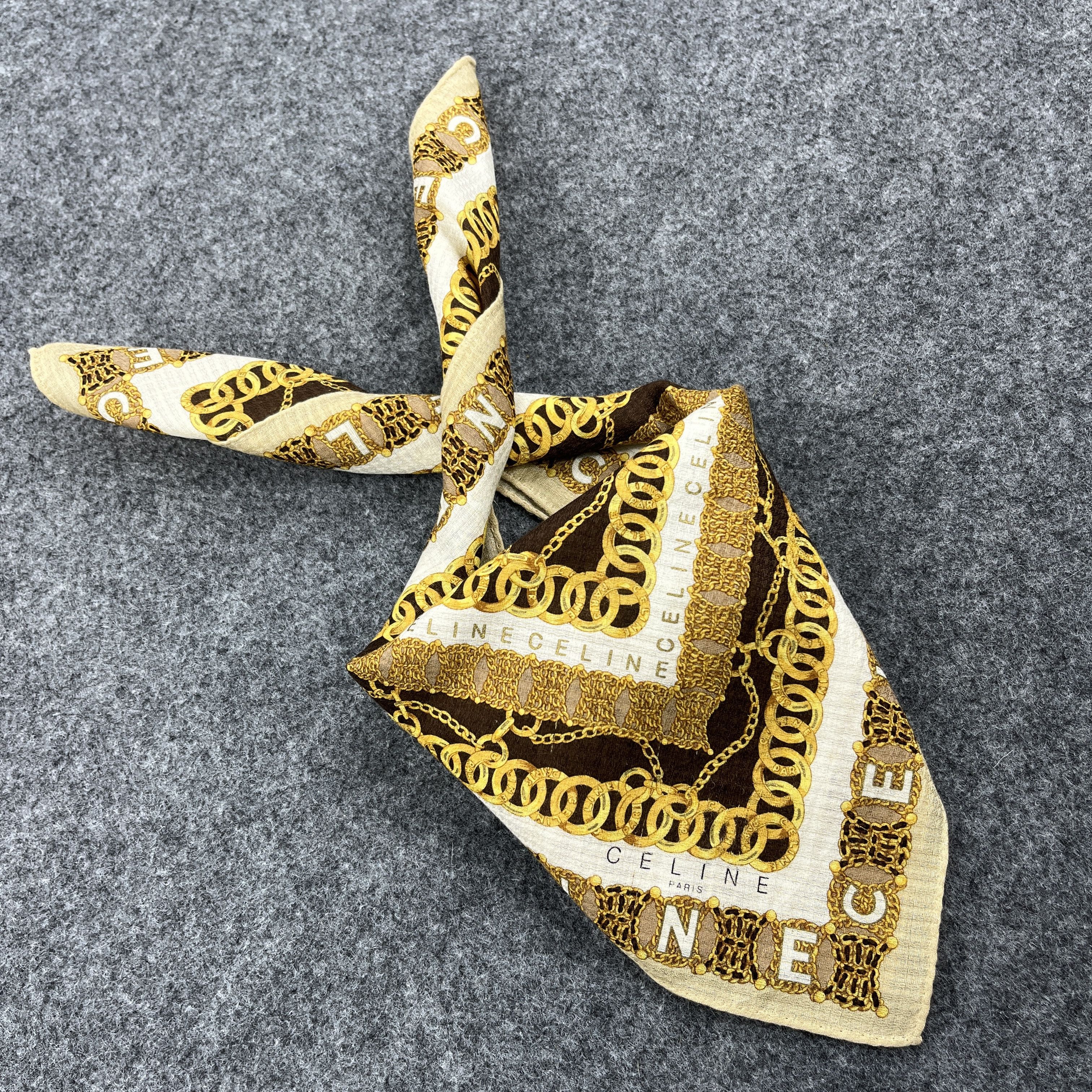Celine Celine Handkerchief / Bandana / Neckerchief B1095 Size ONE SIZE - 8 Thumbnail
